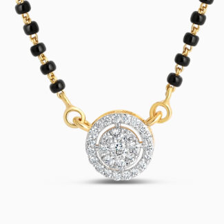 18ct Gold Round Diamond Mangalsutra 18ct Gold Round Diamond Mangalsutra