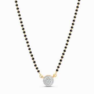 18ct Gold Round Diamond Mangalsutra 18ct Gold Round Diamond Mangalsutra