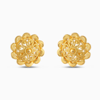 Traditional Filigree Stud Earrings