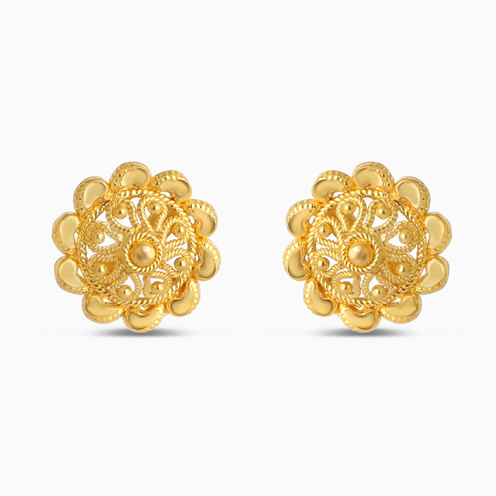 أقراط مرصعة تقليدية مرصعة بالصغر أقراط مرصعة تقليدية مرصعة بالصغر