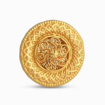 أقراط ماندالا مرصعة بعملة ماندالا