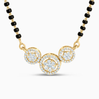 Diamond Mangalsutra in 18ct Yellow Gold Diamond Mangalsutra in 18ct Yellow Gold