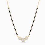 18 Ayar Sarı Altından Pırlanta Mangalsutra 18 Ayar Sarı Altından Pırlanta Mangalsutra