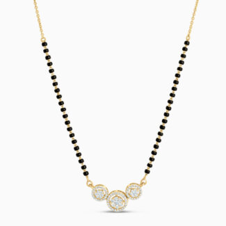 Diamond Mangalsutra in 18ct Yellow Gold Diamond Mangalsutra in 18ct Yellow Gold