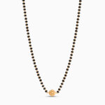 22ct Sunrise Gold Rosette Mangalsutra | 18 Inches