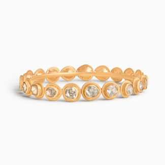 22ct Sunrise Gold Bangle with CZ Stones for Women 22ct Sunrise Gold Bangle with CZ Stones for Women
