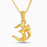 قلادة أوم من الذهب عيار 22 قيراط قلادة أوم من الذهب عيار 22 قيراط