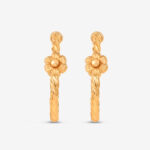 أقراط روزيت تويست دائرية | ذهب 22 قيراط أقراط روزيت تويست دائرية | ذهب 22 قيراط