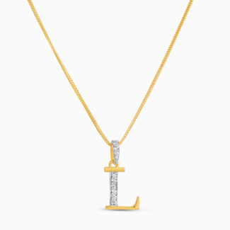 22ct Gold Alphabet L Pendant 22ct Gold Alphabet L Pendant