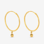 Armari Dokulu Halka Küpe 22ct Armari Dokulu Halka Küpe 22ct