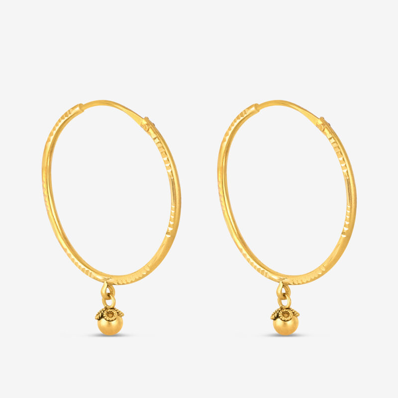 Armari Dokulu Halka Küpe 22ct Armari Dokulu Halka Küpe 22ct