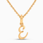 22k Sunrise Gold E Initial-Anhänger 22k Sunrise Gold E Initial-Anhänger