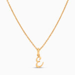 22k Sunrise Gold E Initial-Anhänger 22k Sunrise Gold E Initial-Anhänger