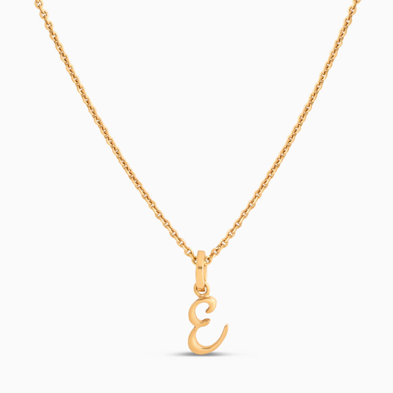 22k Sunrise Gold E Initial-Anhänger 22k Sunrise Gold E Initial-Anhänger
