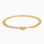 22ct Gold Classic Chain Anklet with Droplets 22ct Gold Classic Chain Anklet with Droplets