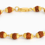 22ct Gold Spiritual Rudraksha Bracelet