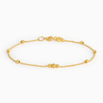 22ct Gold Elegant Bead Chain Bracelet