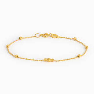 22ct Gold Elegant Bead Chain Bracelet 22ct Gold Elegant Bead Chain Bracelet