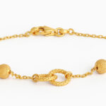 سوار يومي من الذهب الأصفر عيار 22 قيراط سوار يومي من الذهب الأصفر عيار 22 قيراط