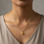 Rosetten 22ct Sunrise Gold Anhänger | 8mm