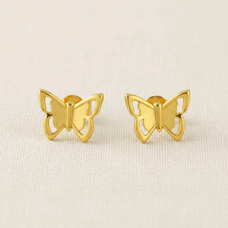 22 Ayar Altın Minyon Kelebek Çıtçıt 22 Ayar Altın Minyon Kelebek Çıtçıt