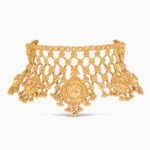 Rosette Sunrise Gold Bridal Choker Necklace Rosette Sunrise Gold Bridal Choker Necklace