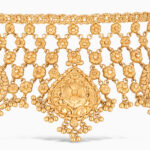 Rosette Sunrise Gold Bridal Choker Necklace Rosette Sunrise Gold Bridal Choker Necklace