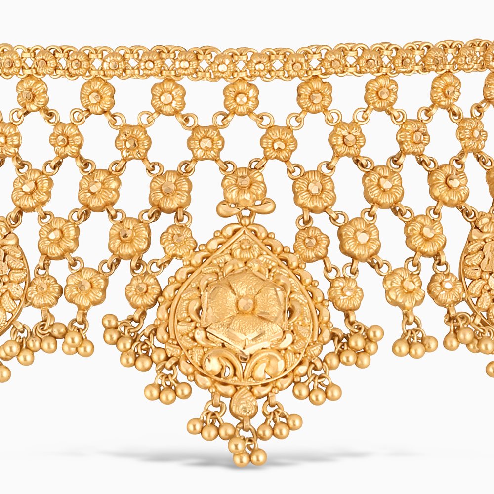 Rozet Gündoğumu Altın Gelin Gerdanlık Kolye Rozet Gündoğumu Altın Gelin Gerdanlık Kolye