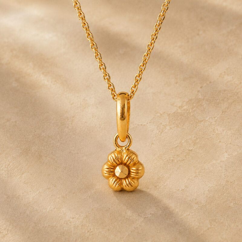 22ct Rosette Pendant 4.5mm | Sunrise Gold 22ct Rosette Pendant 4.5mm | Sunrise Gold