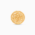 22ct Sunrise Gold Nose Pin for Bridal | Rosette Collection