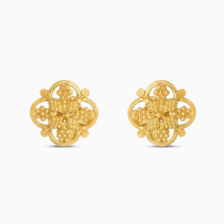 22ct Gold Classic Stud Earrings