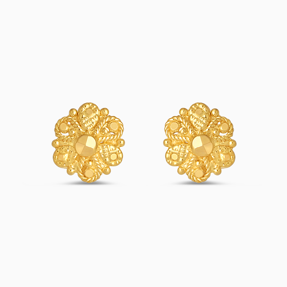 22 Ayar Altın Küçük Çiçek Çıtçıt 22 Ayar Altın Küçük Çiçek Çıtçıt