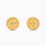 22 Ayar Altın Çiçekli Saplama Küpe 22 Ayar Altın Çiçekli Saplama Küpe