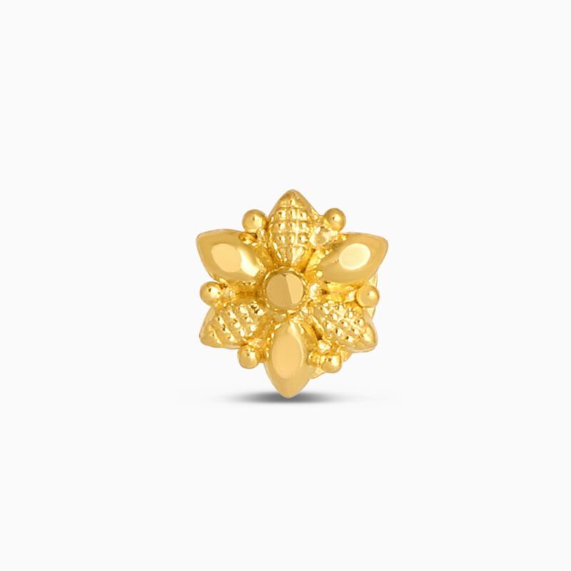 22ct Gold Blütenblätter Ohrstecker