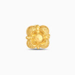 22 Ayar Altın Kare Çiçekli Saplama Küpe 22 Ayar Altın Kare Çiçekli Saplama Küpe