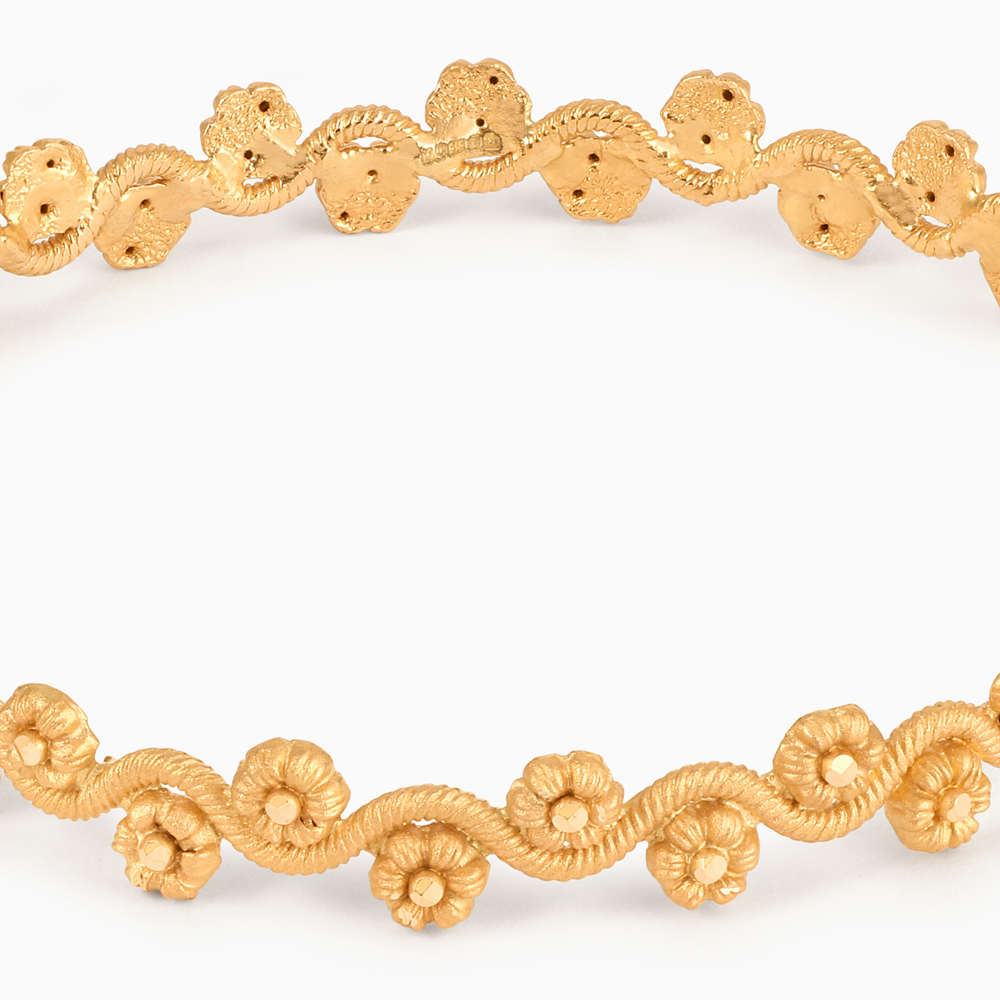 Sunrise Altın Çiçekli Bileklik - 22ct | 2.4 Beden Sunrise Altın Çiçekli Bileklik - 22ct | 2.4 Beden