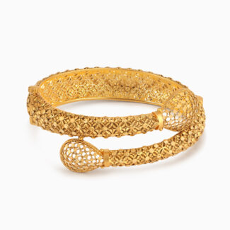 Armari Lattice Bangle – 22ct Gold Screw Style | Size 2.4 Armari Lattice Bangle – 22ct Gold Screw Style | Size 2.4