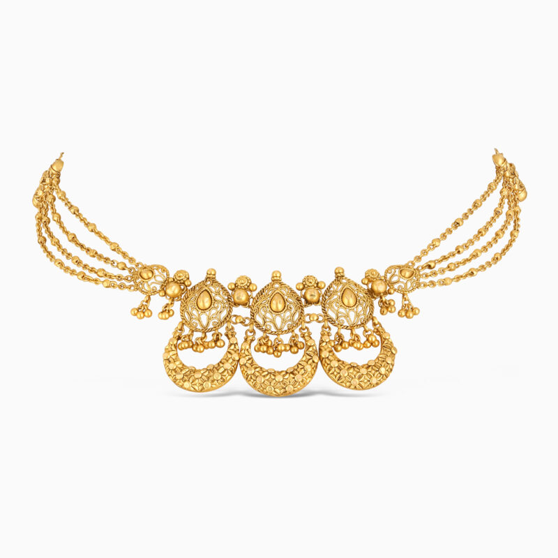 22ct Gold Armari Layered Bridal Necklace 22ct Gold Armari Layered Bridal Necklace