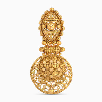 Antique Finish Bridal Drop Earrings