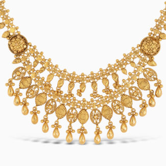 Armari Collection 22ct Gold Double Layer Drop Necklace Armari Collection 22ct Gold Double Layer Drop Necklace