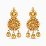 Armari Temple Drop Earrings – 22ct Gold