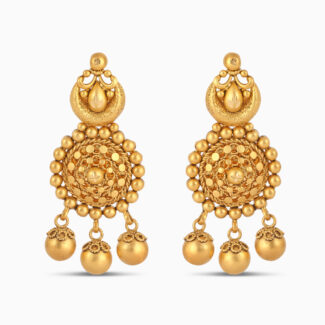 Armari Temple Drop Earrings – 22ct Gold Armari Temple Drop Earrings – 22ct Gold