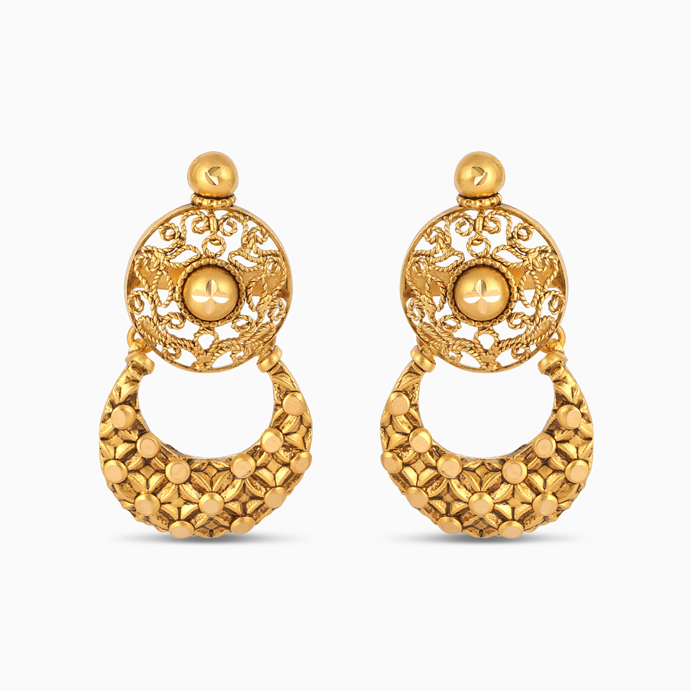 أقراط أرماري شاند بالي - ذهب 22 قيراط أقراط أرماري شاند بالي - ذهب 22 قيراط