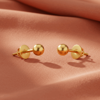 22ct Gold Classic Ball Stud Earrings 22ct Gold Classic Ball Stud Earrings