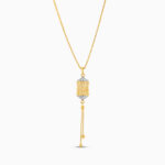 22 Ayar Altın Rodyum Silindirik Püsküllü Kolye 22 Ayar Altın Rodyum Silindirik Püsküllü Kolye