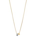 22 Ayar Altın Duo Charm CZ Kolye 22 Ayar Altın Duo Charm CZ Kolye