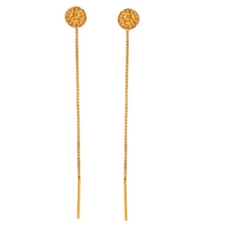 22ct Gold Classic Threader Earrings for Women 22ct Gold Classic Threader Earrings for Women