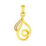 قلادة CZ متدلية من الذهب عيار 22 قيراط 22 قيراط قلادة CZ متدلية من الذهب عيار 22 قيراط 22 قيراط