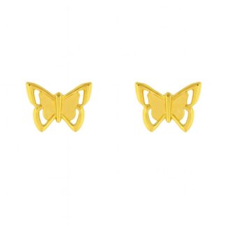 22ct Gold Petite Butterfly Studs 22ct Gold Petite Butterfly Studs