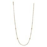 Günlük Kullanım için 22 Ayar Altın Rodyum Boncuk Kolye Günlük Kullanım için 22 Ayar Altın Rodyum Boncuk Kolye